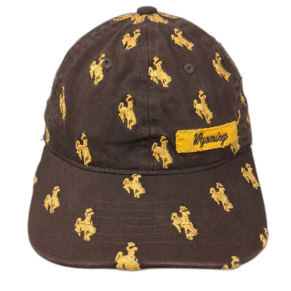 Zephyr Baseball Cap Brown OSFM University of Wyoming Steamboat All Over Print